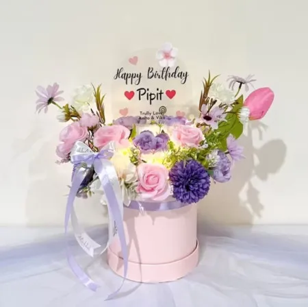 Bloom Box Akrilik Ucapan Ulang Tahun Kabupaten Grobogan